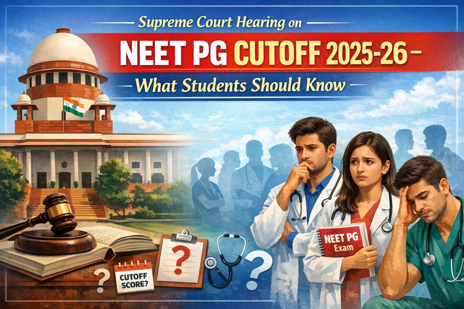 NEET PG Cutoff 2025-26: Supreme Court Hearing — Students’ Highlights